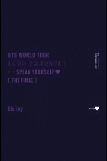 BTS Love Yourself : Speak Yourself [The Final] poster