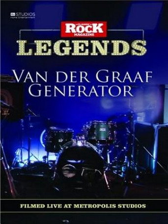 Movie poster for Van Der Graaf Generator Live in Concert at Metropolis Studios (2011)