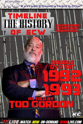 Movie poster for Timeline: The History of ECW 1992/93 as told by Tod Gordon (2016)