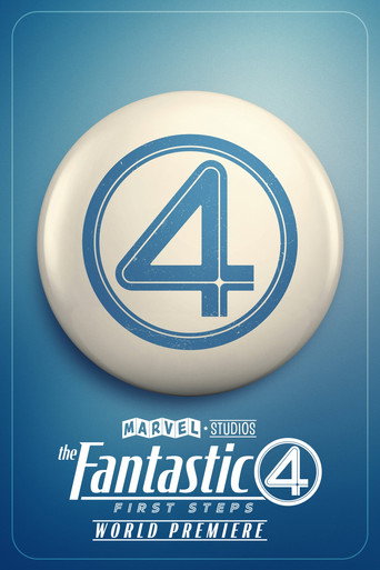 Movie poster for Marvel Studios' The Fantastic Four: First Steps - World Premiere (2025)