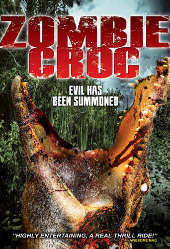 Movie poster for A Zombie Croc: Evil Has Been Summoned (2015)