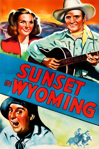 Movie poster for Sunset in Wyoming (1941)