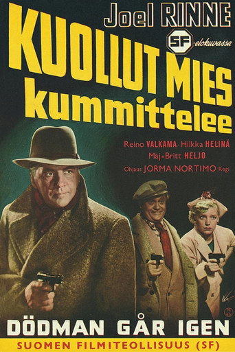 Movie poster for Kuollut mies kummittelee (1952)
