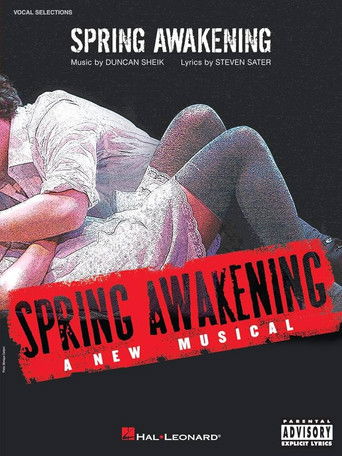 Spring Awakening 2006 Original Broadway Cast Musical poster