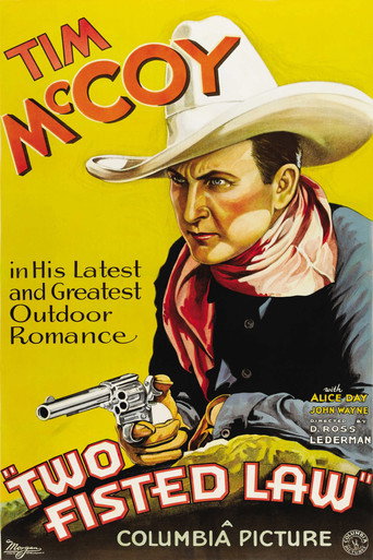 Movie poster for Two-Fisted Law (1932)