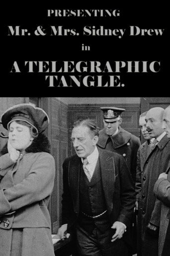 Movie poster for A Telegraphic Tangle (1916)