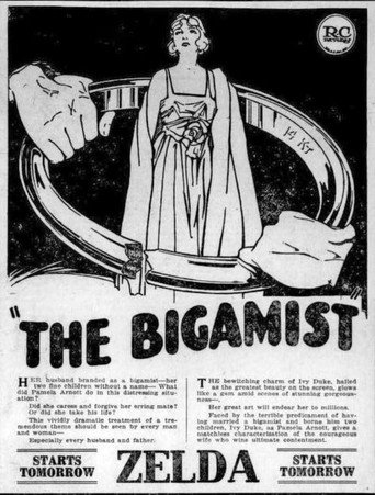 Movie poster for The Bigamist (1921)