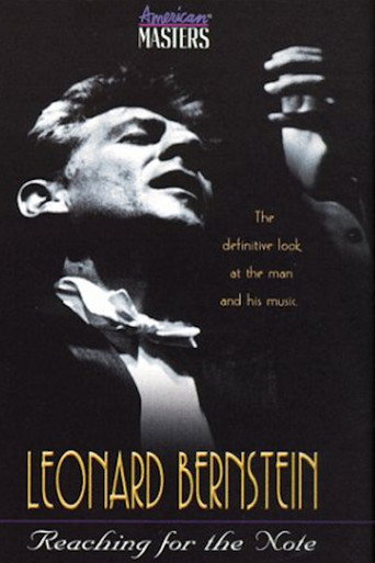 Movie poster for Leonard Bernstein: Reaching for the Note (1998)