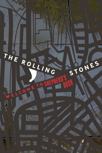 The Rolling Stones - Welcome to Shepherd's Bush poster