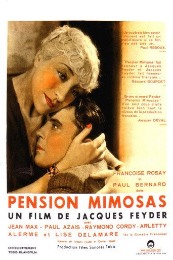 Movie poster for Pension Mimosas (1935)