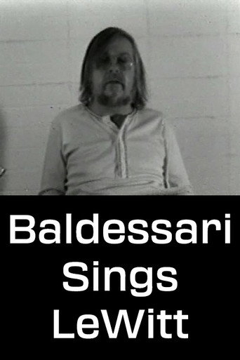 Movie poster for Baldessari Sings LeWitt (1972)