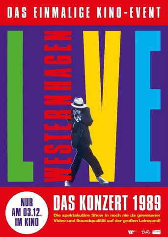 Marius Müller-Westernhagen - Live 1989 poster