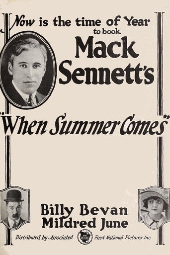 Movie poster for When Summer Comes (1922)
