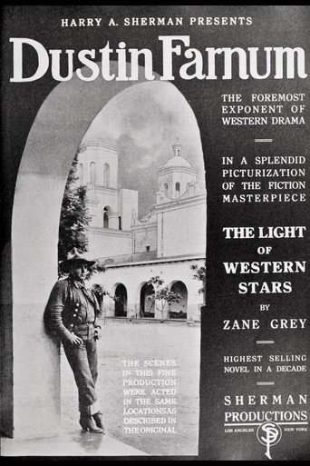Movie poster for The Light of Western Stars (1918)
