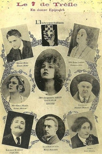 Movie poster for Le sept de trèfle (1921)