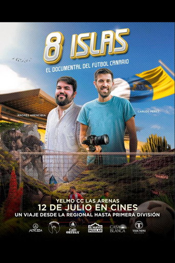 Movie poster for 8islas, el documental del fútbol canario (2025)