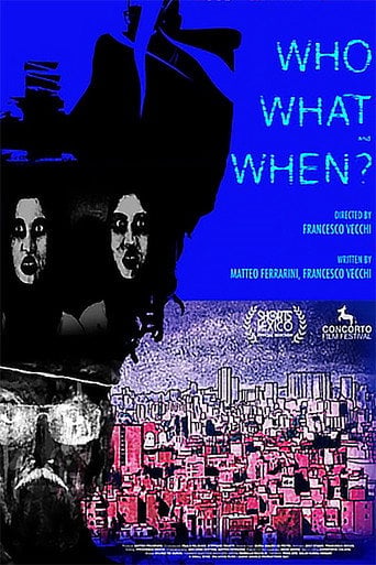 Movie poster for Who, What And When? (2021)