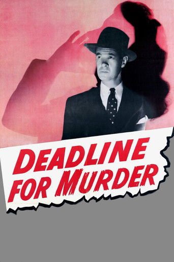 Deadline for Murder poster