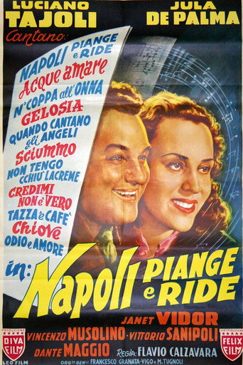 Movie poster for Napoli piange e ride (1954)