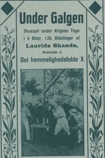 Movie poster for Under galgen (1915)