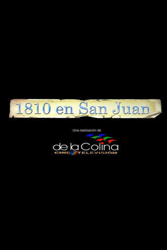Movie poster for 1810 en San Juan (2010)