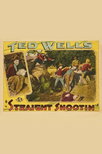 Movie poster for Straight Shootin' (1927)