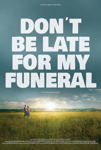 Movie poster for Don't be late for my funeral (2024)