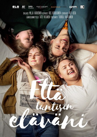 Movie poster for Että tuntisin eläväni (2019)