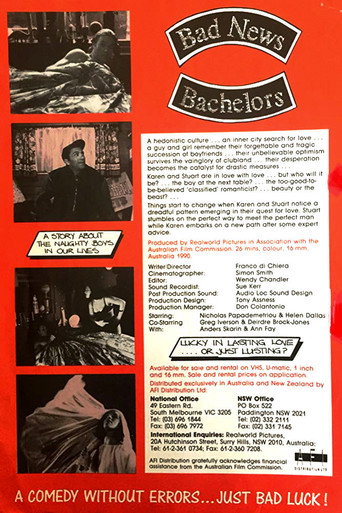 Movie poster for Bad News Bachelors (1991)