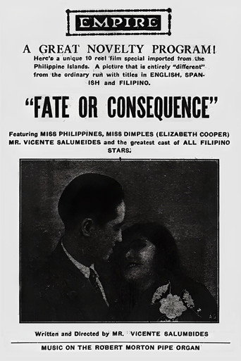 Movie poster for Fate and Consequence (1926)