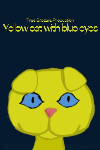 Movie poster for Yellow Cat with Blue Eyes (2025)