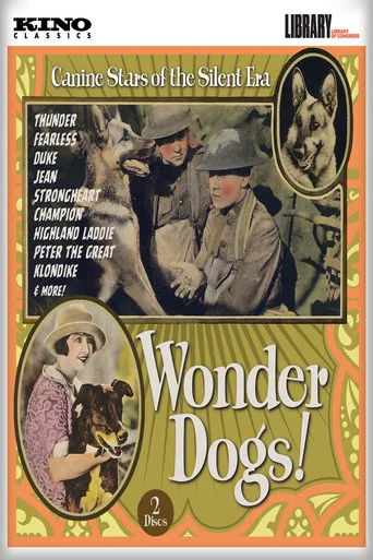 Movie poster for Wonder Dogs! Canine Stars of the Silent Era (1898-1928) (2025)