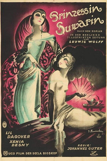 Movie poster for Die Prinzessin Suwarin (1923)