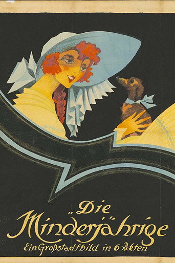 Movie poster for Die Minderjährige (1921)