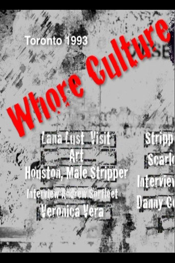 Movie poster for Whore Culture (1993)