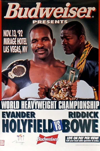 Movie poster for Evander Holyfield vs Riddick Bowe I (1992)