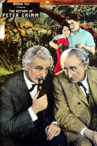 Movie poster for The Return of Peter Grimm (1926)