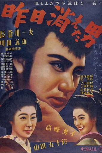 Movie poster for The Man Who Disappeared Yesterday (1941)