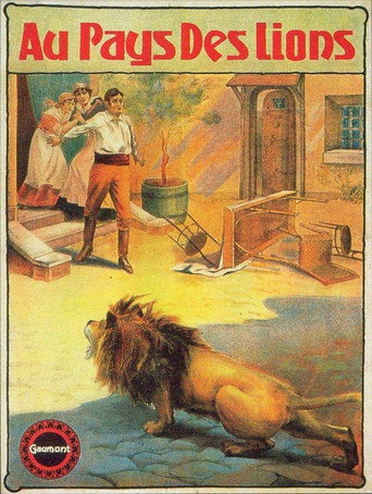 Movie poster for In the Land of Lions (1912)