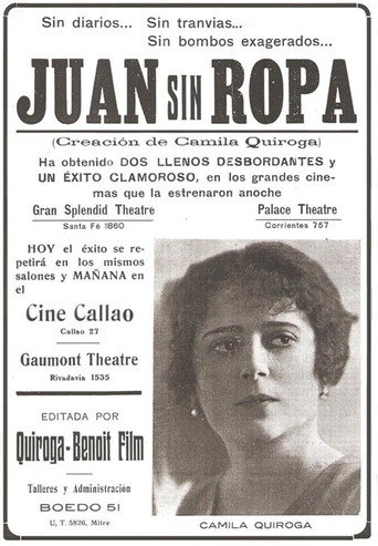 Movie poster for Juan sin Ropa (1919)