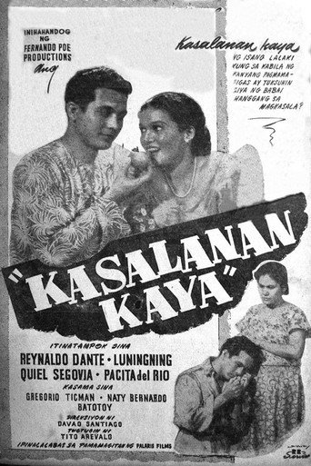Movie poster for Kasalanan Kaya (1947)