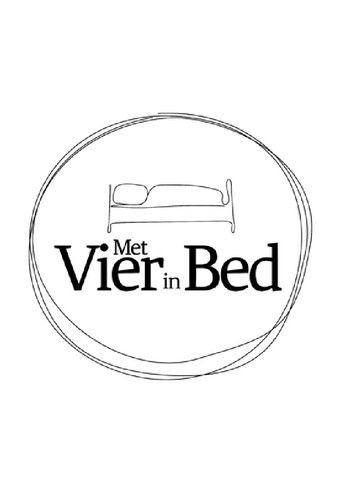 Met vier in bed poster
