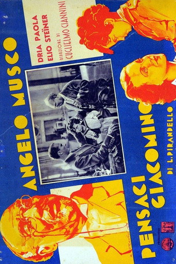 Movie poster for Pensaci, Giacomino! (1936)