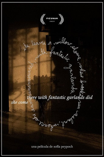 Movie poster for there with fantastic garlands did she come (2022)
