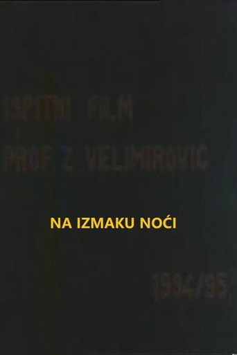 At the End of the Night poster