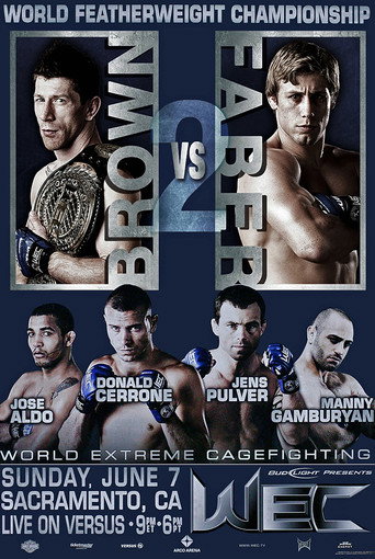 Movie poster for WEC 41: Brown vs. Faber 2 (2009)