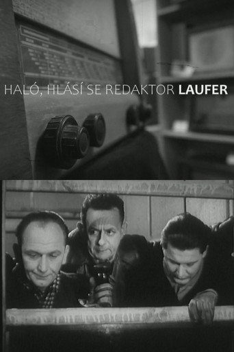 Movie poster for Haló, hlásí se redaktor Laufer! (2021)