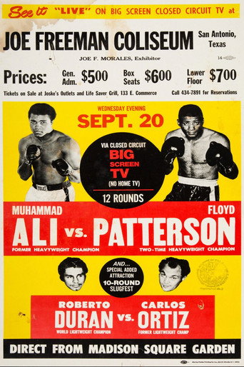 Movie poster for Muhammad Ali vs. Floyd Patterson II (1972)