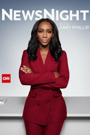 Series poster for CNN NewsNight with Abby Phillip