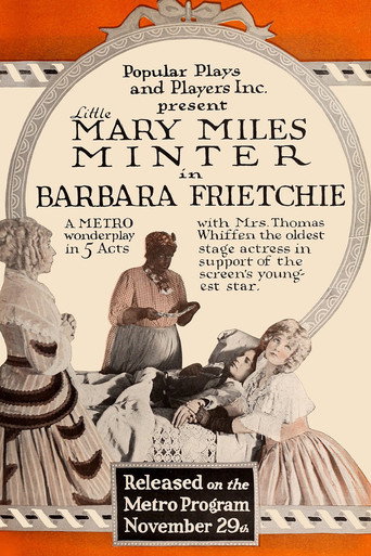 Movie poster for Barbara Frietchie (1915)